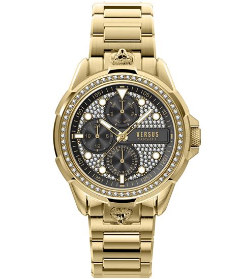 gold versace versus watch|Versace watches men price.